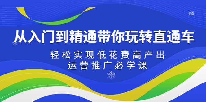 从入门到精通带你玩转直通车：轻松实现低花费高产出，35节运营推广必学课 - 维兴科技-维兴科技