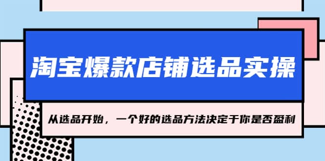 淘宝爆款店铺选品实操，2023从选品开始，一个好的选品方法决定于你是否盈利 - 维兴科技-维兴科技
