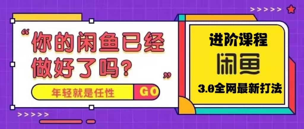 火爆全网的咸鱼玩法进阶课程，咸鱼进阶课程 - 维兴科技-维兴科技