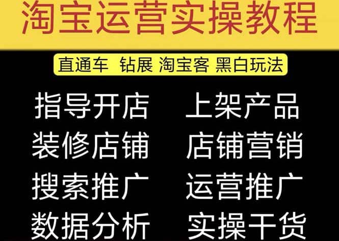 2023淘宝开店教程0基础到高级全套视频网店电商运营培训教学课程（2月更新） - 维兴科技-维兴科技