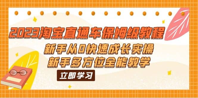 2023淘宝直通车保姆级教程：新手从0快速成长实操，新手多方位全能教学 - 维兴科技-维兴科技