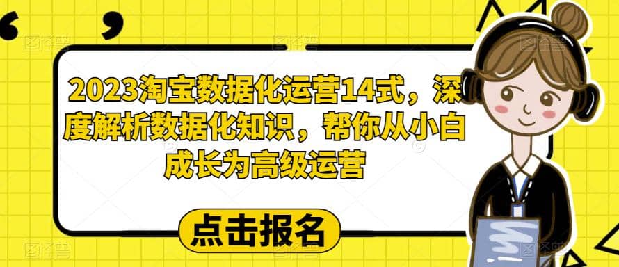 2023淘宝数据化-运营 14式，深度解析数据化知识，帮你从小白成长为高级运营 - 维兴科技-维兴科技