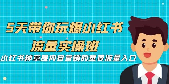 5天带你玩爆小红书流量实操班，小红书种草是内容营销的重要流量入口 - 维兴科技-维兴科技