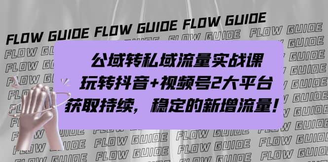 公域转私域流量实战课，玩转抖音+视频号2大平台，获取持续，稳定的新增流量 - 维兴科技-维兴科技