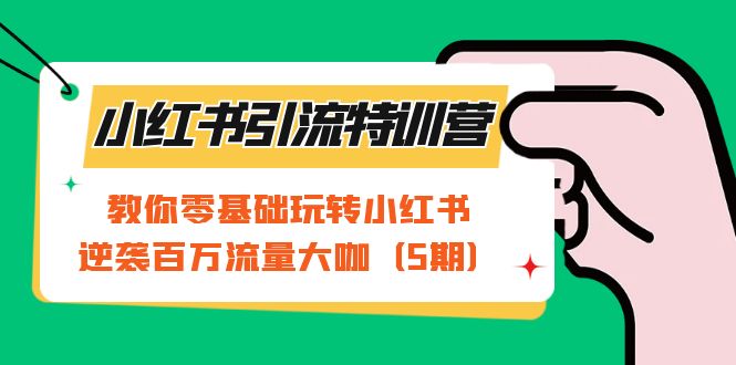 小红书引流特训营-第5期：教你零基础玩转小红书，逆袭百万流量大咖 - 维兴科技-维兴科技