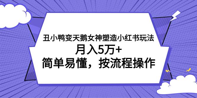 丑小鸭变天鹅女神塑造小红书玩法，月入5万+，简单易懂，按流程操作 - 维兴科技-维兴科技