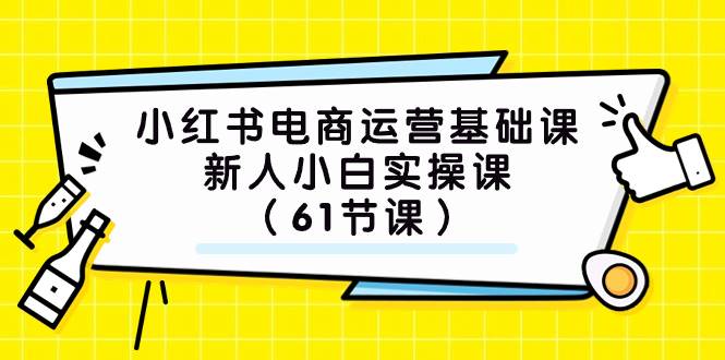 小红书电商运营基础课，新人小白实操课（61节课） - 维兴科技-维兴科技