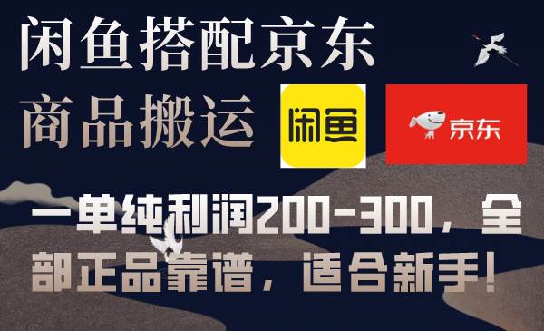 闲鱼搭配京东备份库搬运，一单纯利润200-300，全部正品靠谱，适合新手！ - 维兴科技-维兴科技