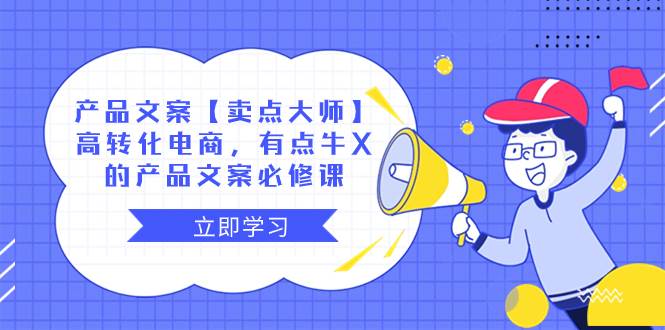 产品文案【卖点大师】高转化电商，有点牛X的 产品文案必修课 - 维兴科技-维兴科技