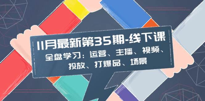 11月最新-35期-线下课：全盘学习：运营、主播、视频、投放、打爆品、场景 - 维兴科技-维兴科技