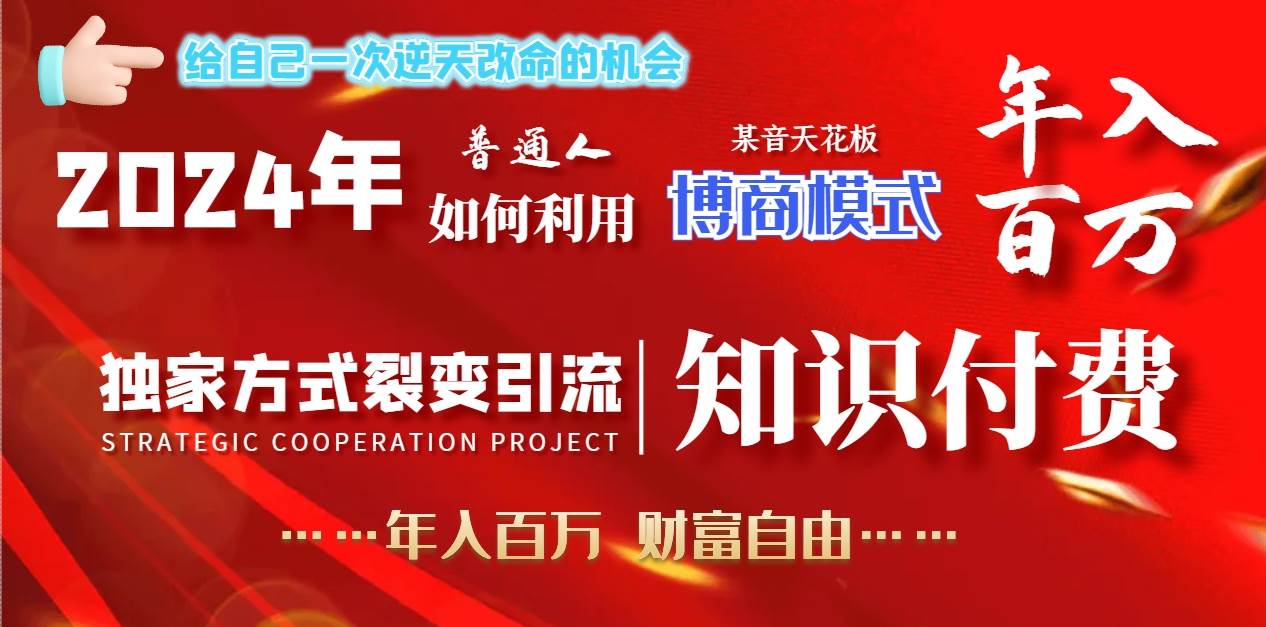2024年普通人如何利用博商模式做翻身项目年入百万，财富自由 - 维兴科技-维兴科技