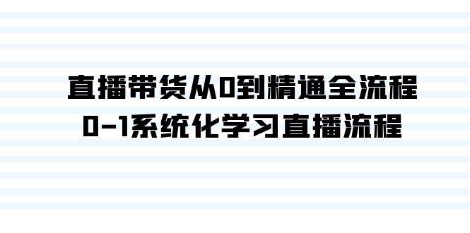直播带货从0到精通全流程，0-1系统化学习直播流程（35节课） - 维兴科技-维兴科技