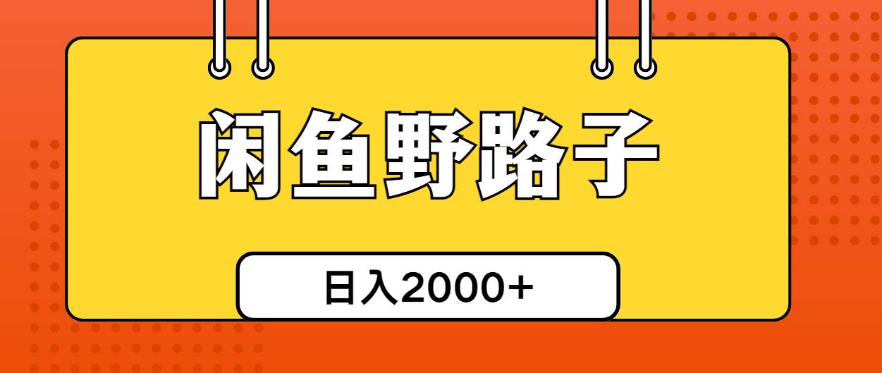 闲鱼野路子引流创业粉，日引50+单日变现四位数 - 维兴科技-维兴科技