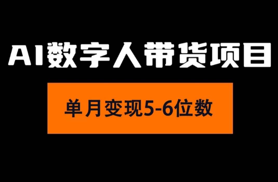 2024年Ai数字人带货，小白就可以轻松上手，真正实现月入过万的项目 - 维兴科技-维兴科技