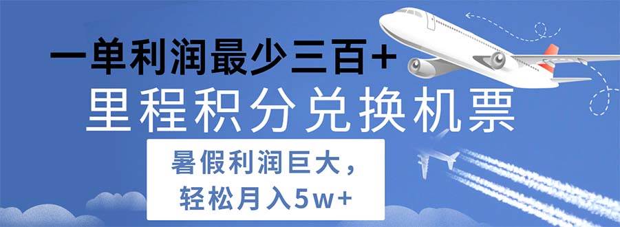 2024暑假利润空间巨大的里程积分兑换机票项目，每一单利润最少500 - 维兴科技-维兴科技