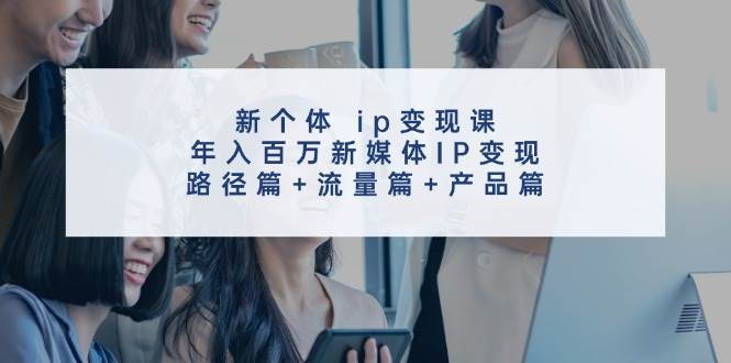 新个体 ip变现课，年入百万新媒体IP变现，路径篇+流量篇+产品篇 - 维兴科技-维兴科技