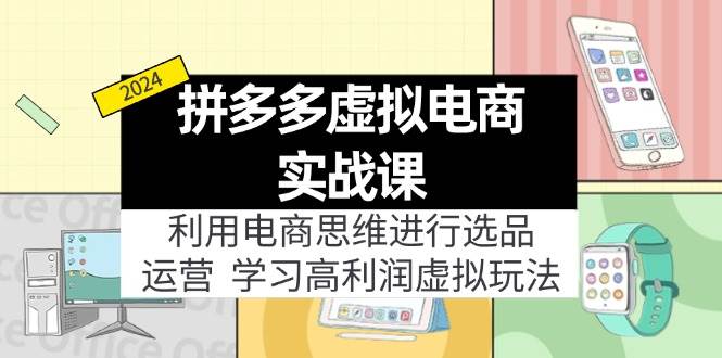 拼多多虚拟电商实战课：利用电商思维进行选品+运营，学习高利润虚拟玩法 - 维兴科技-维兴科技