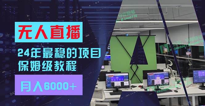 24年最稳项目“无人直播”玩法，每月躺赚6000+，有手就会，新手福音 - 维兴科技-维兴科技