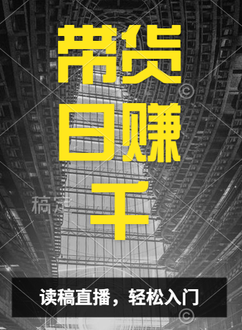 视频号技术直播带货， 会读稿就行，小白日入1000+ - 维兴科技-维兴科技