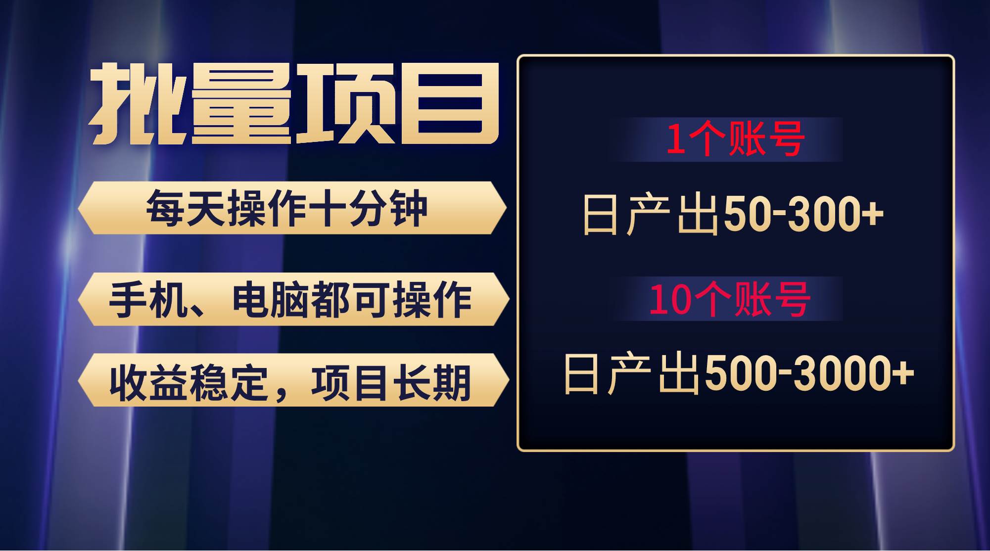 红利项目稳定月入过万，无脑操作好上手，轻松日入300+ - 维兴科技-维兴科技