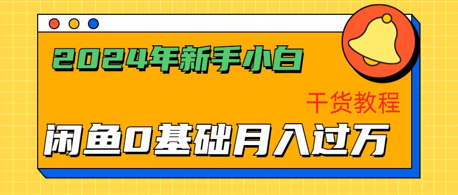 2024年新手小白如何通过闲鱼轻松月入过万-干货教程 - 维兴科技-维兴科技