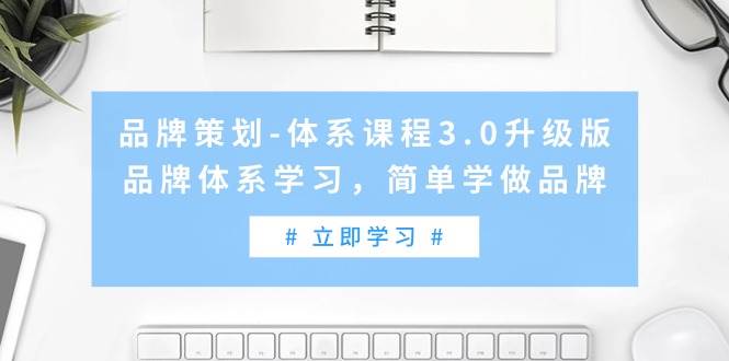 品牌策划-体系课程3.0升级版，品牌体系学习，简单学做品牌（高清无水印） - 维兴科技-维兴科技