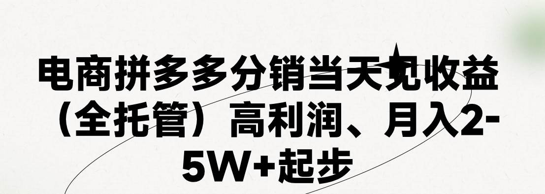 最新拼多多模式日入4K+两天销量过百单，无学费、 老运营代操作、小白福… - 维兴科技-维兴科技