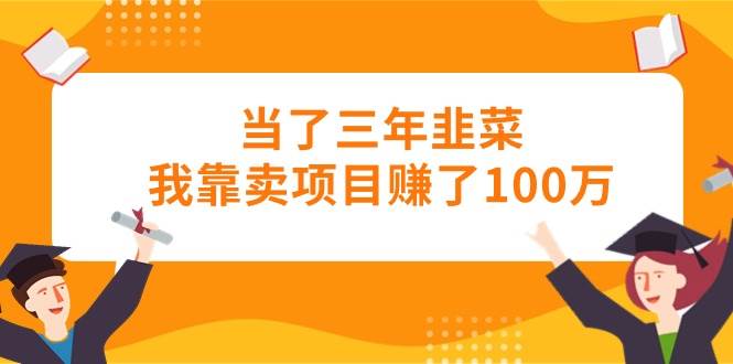 当了三年韭菜我靠卖项目赚了100万 - 维兴科技-维兴科技