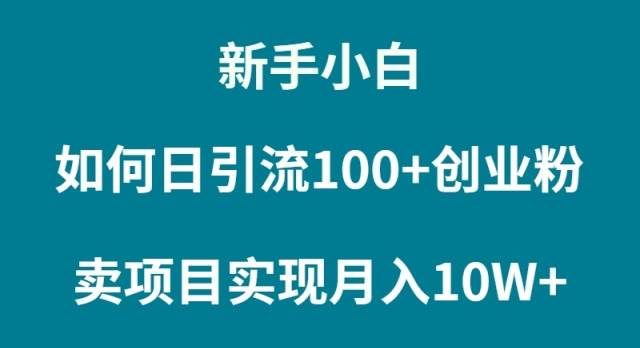 新手小白如何通过卖项目实现月入10W+ - 维兴科技-维兴科技