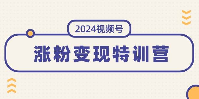 2024视频号-涨粉变现特训营：一站式打造稳定视频号涨粉变现模式（10节） - 维兴科技-维兴科技