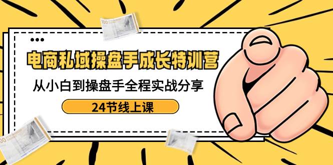 电商私域-操盘手成长特训营：从小白到操盘手全程实战分享-24节线上课 - 维兴科技-维兴科技