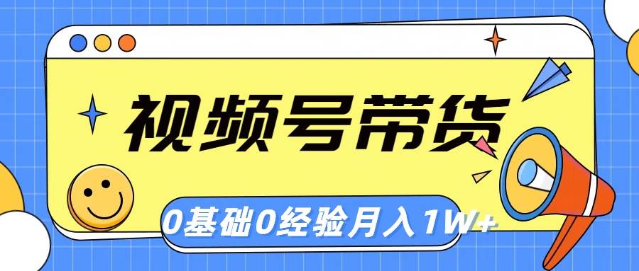 视频号轻创业带货，零基础，零经验，月入1w+ - 维兴科技-维兴科技