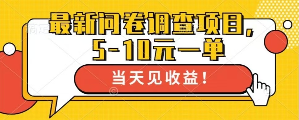 最新问卷调查项目，共12个平台，单日零撸100＋ - 维兴科技-维兴科技