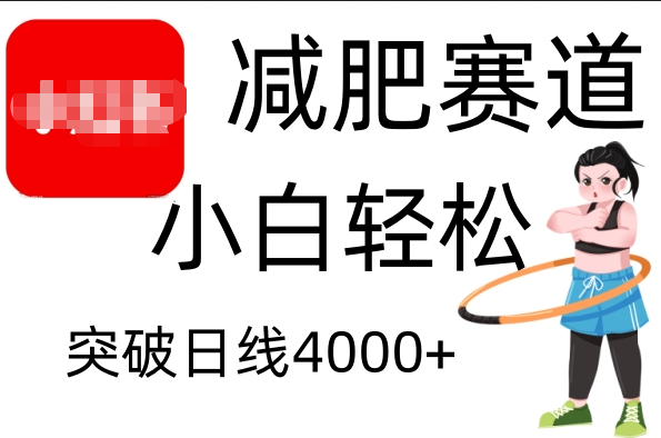 小红书减肥赛道，小白轻松日利润4000+ - 维兴科技-维兴科技