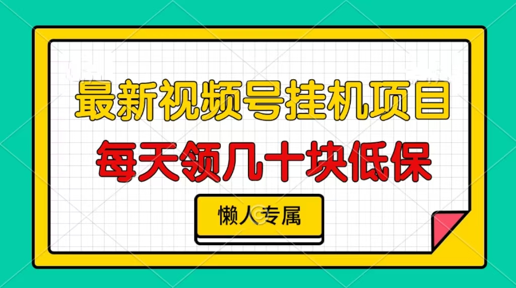 视频号挂机项目，每天几十块低保，懒人专属！ - 维兴科技-维兴科技