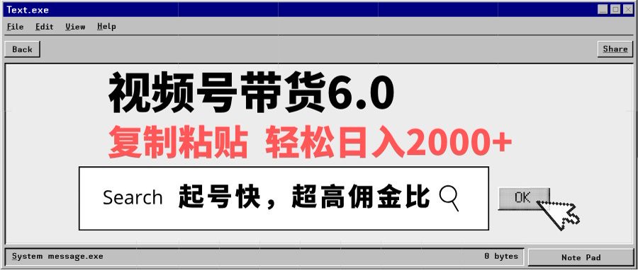 视频号带货6.0玩法，短视频打爆直播间纯自然流，不付费，条条作品上热门，爆率100%，新手小白轻松日入2000+保姆级教程 - 维兴科技-维兴科技