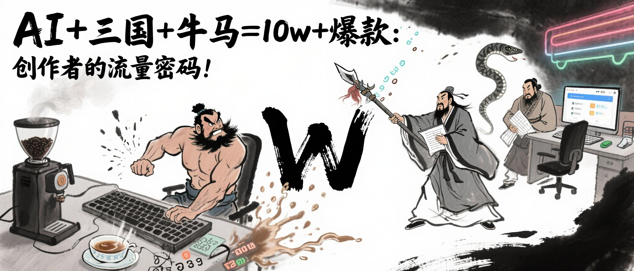 AI+三国+牛马=10w+爆款：创作者的流量密码！ - 维兴科技-维兴科技