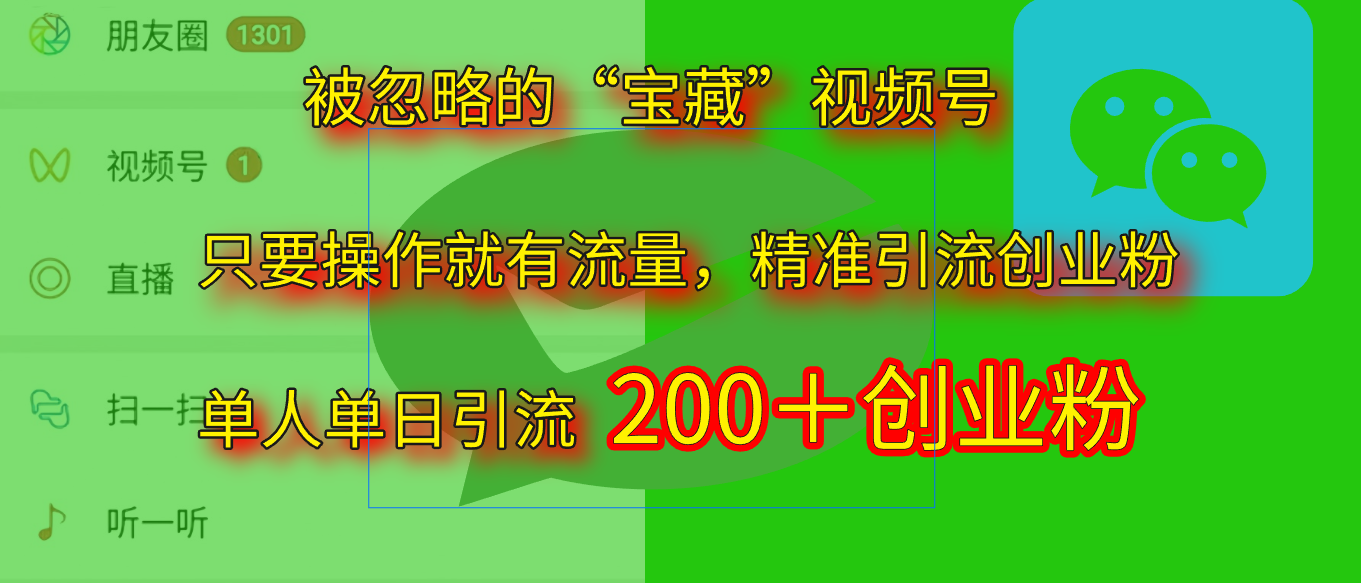 2025.5月最新被忽略的“宝藏”视频号，精准日引流200+ - 维兴科技-维兴科技